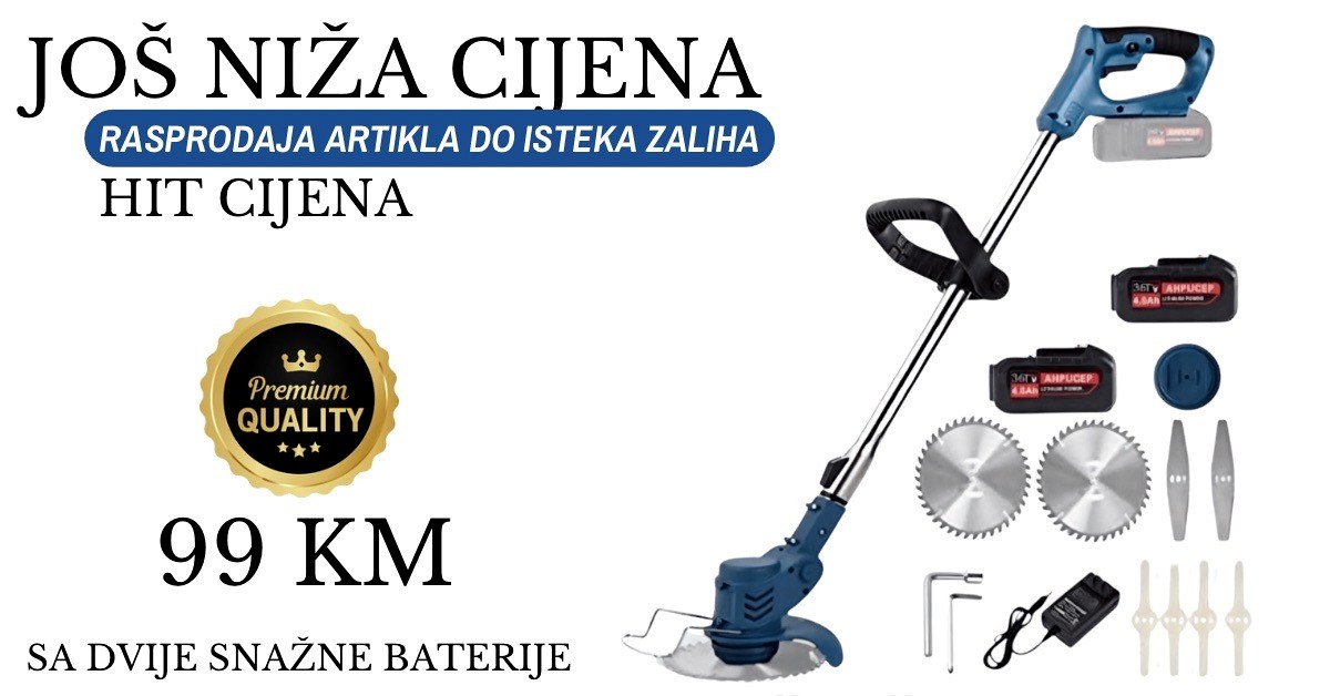 Bežični trimer – akcija 99 KM